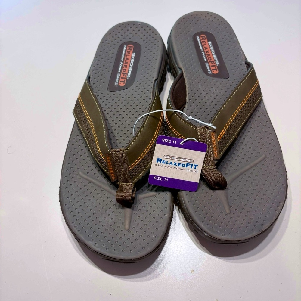 Skechers Relaxed Fit Sandals in Brown